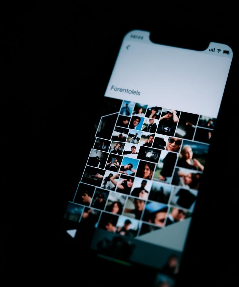 Foto esquecida no celular